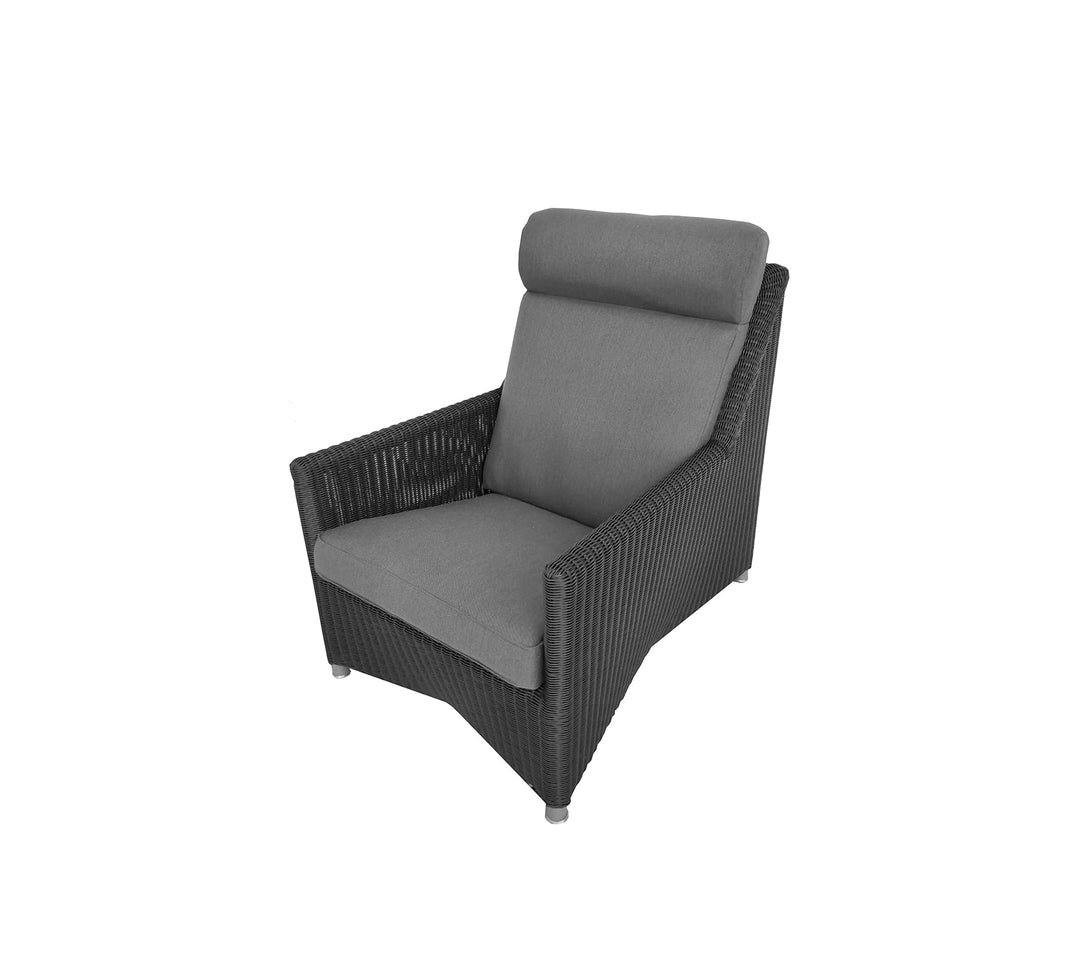 Produktbillede af CANE-LINE DIAMOND HIGHBACK STOL GRAPHITE WEAVE 95 i premium kvalitet