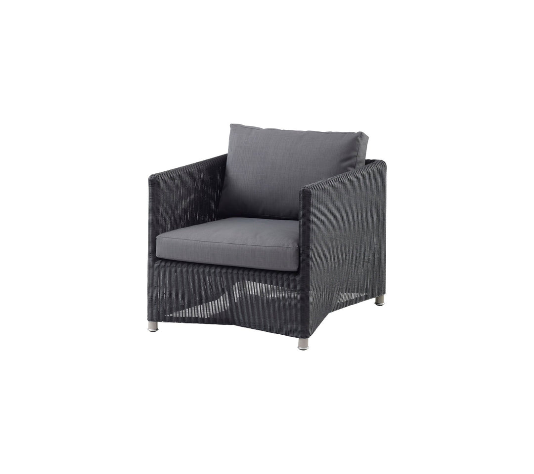Produktbillede af CANE-LINE DIAMOND LOUNGESTOL GRAPHITE WEAVE 88 i premium kvalitet