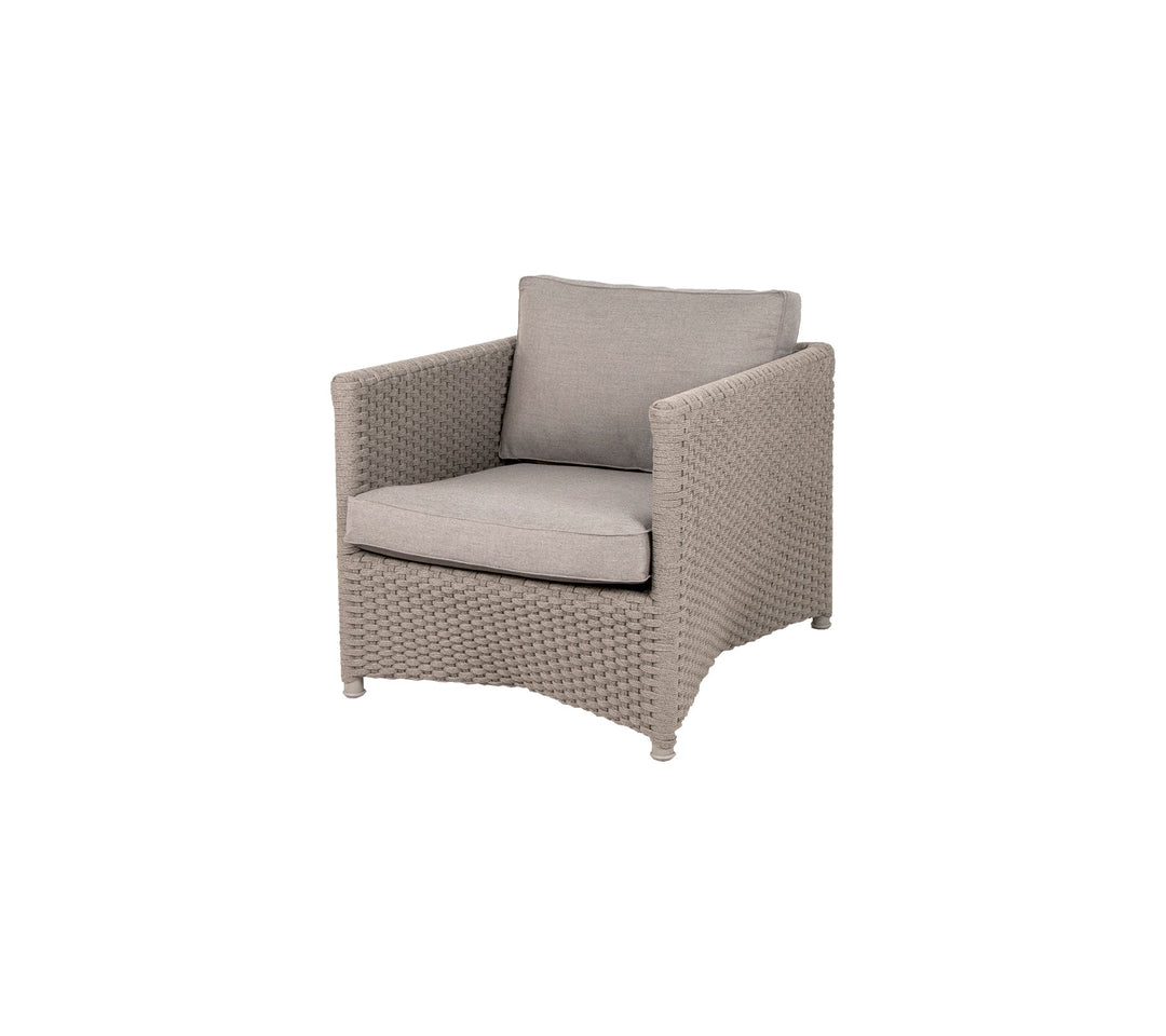 Produktbillede af CANE-LINE DIAMOND LOUNGESTOL TAUPE WEAVE 88 i premium kvalitet