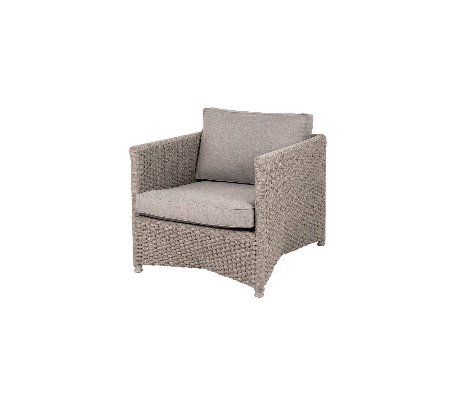 Produktbillede af CANE-LINE DIAMOND LOUNGESTOL TAUPE WEAVE 88 i premium kvalitet
