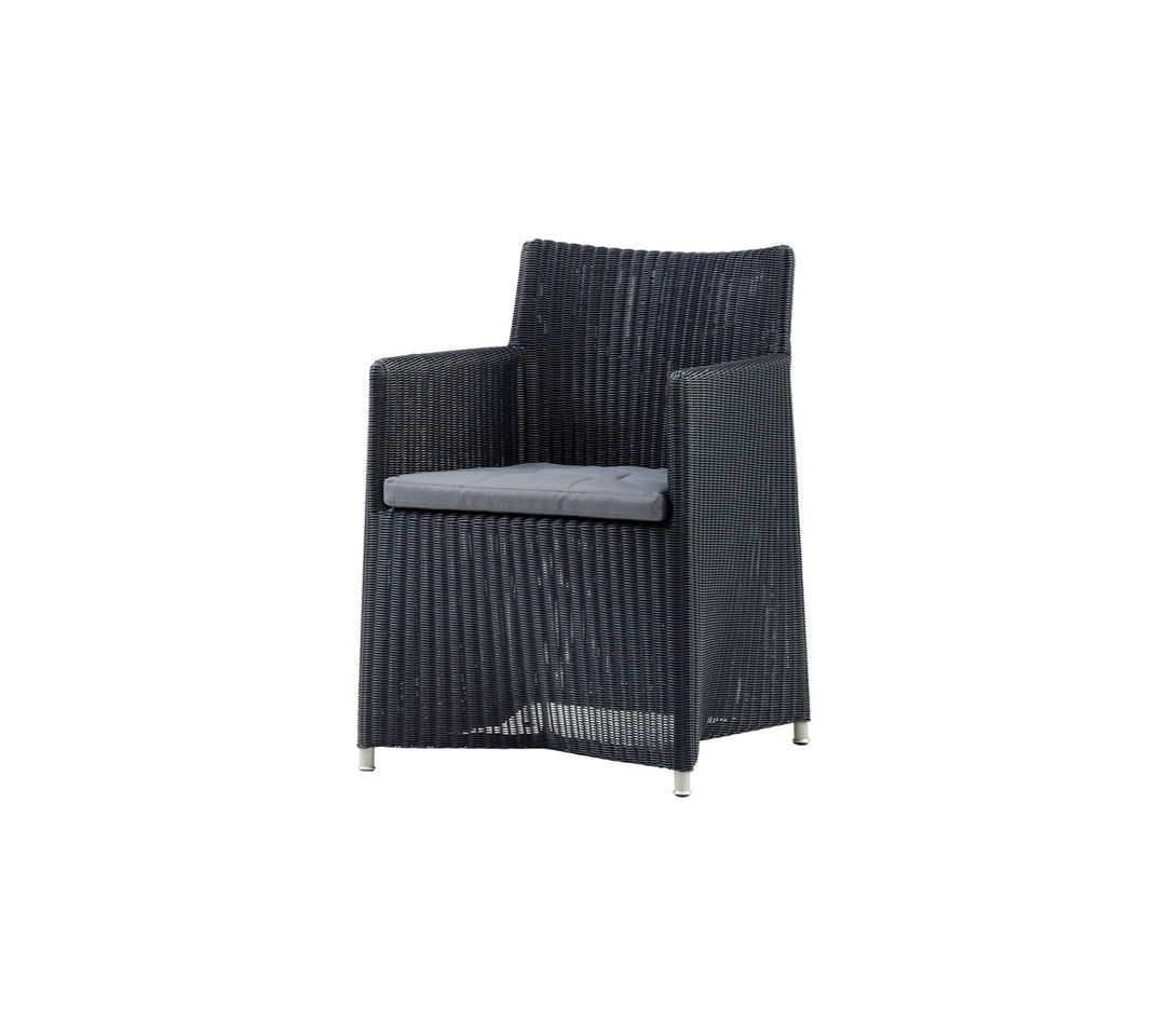 Produktbillede af CANE-LINE DIAMOND STOL GRAPHITE WEAVE 80 i premium kvalitet