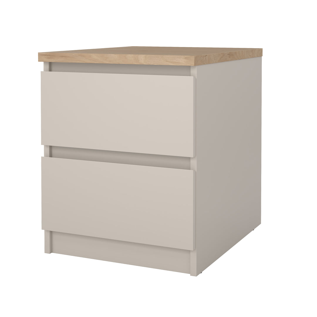 TVILUM Naia Natbord med 2 skuffer Parcel