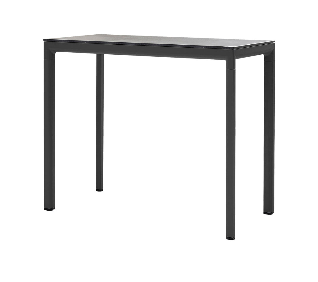 Produktbillede af CANE-LINE DROP BARBORD LAVA GREY ALUMINIUM 150 i premium kvalitet