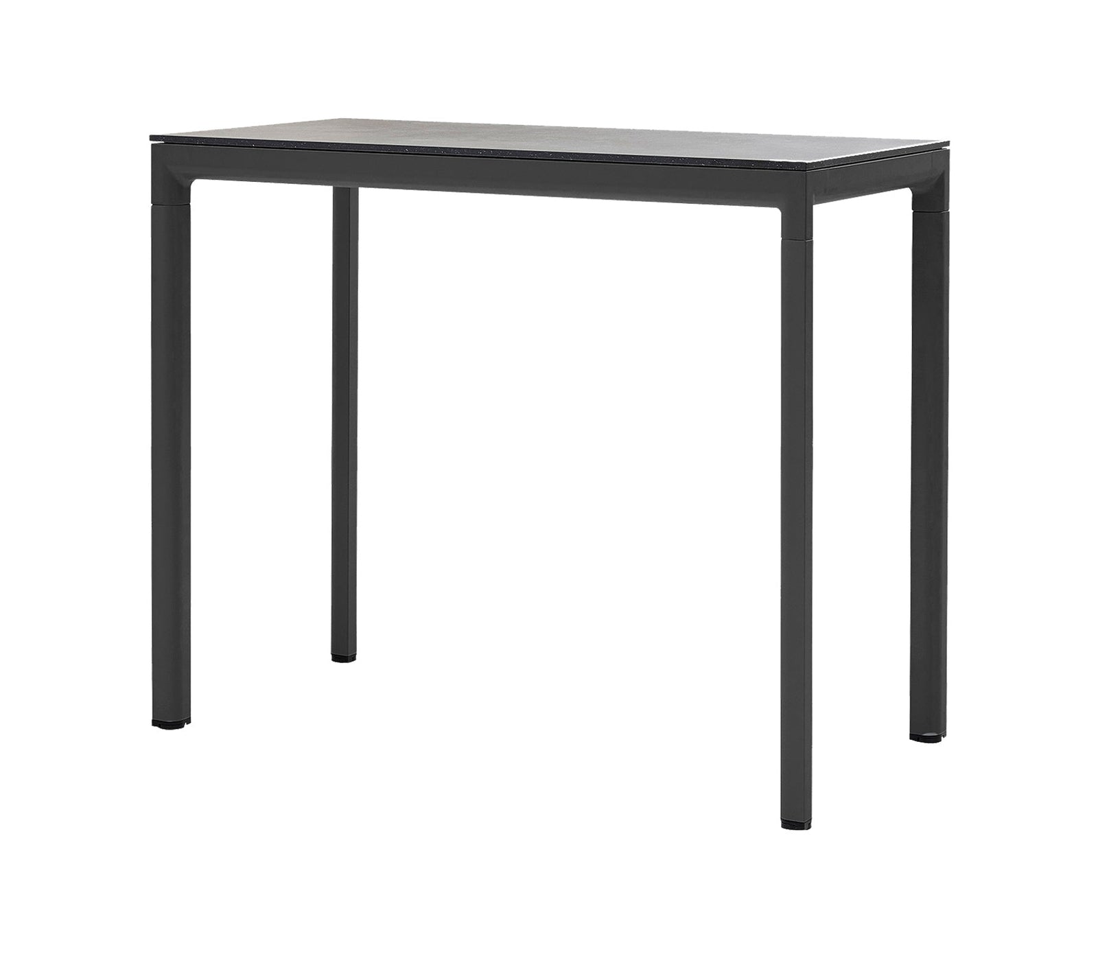 Produktbillede af CANE-LINE DROP BARBORD LAVA GREY ALUMINIUM 150 i premium kvalitet