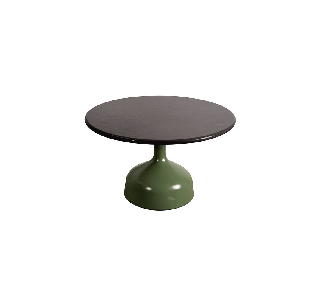 Produktbillede af CANE-LINE GLAZE SOFABORD STOR OLIVE GREEN ALUMINIUM 39 i premium kvalitet