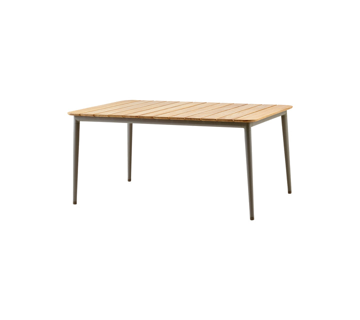 Produktbillede af CANE-LINE CORE SPISEBORD/TAUPE TEAK 160 i premium kvalitet
