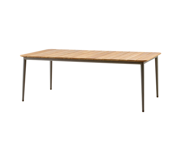 Produktbillede af CANE-LINE CORE SPISEBORD/TAUPE TEAK 210 i premium kvalitet
