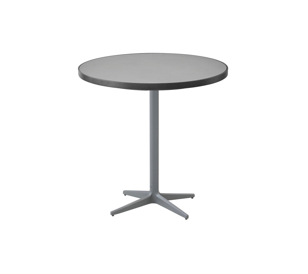Produktbillede af CANE-LINE DROP CAFEBORD LIGHT GREY ALUMINIUM 73 i premium kvalitet