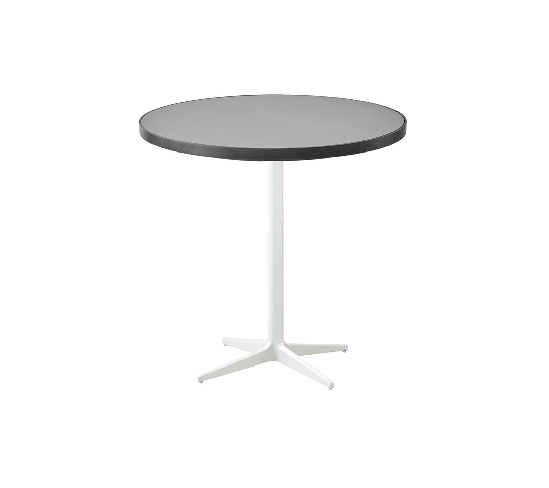 Produktbillede af CANE-LINE DROP CAFEBORD WHITE ALUMINIUM 73 i premium kvalitet