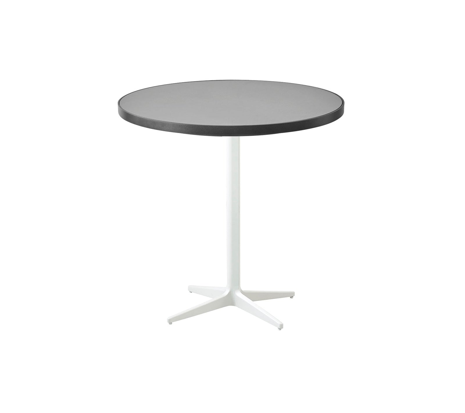 Produktbillede af CANE-LINE DROP CAFEBORD WHITE ALUMINIUM 73 i premium kvalitet