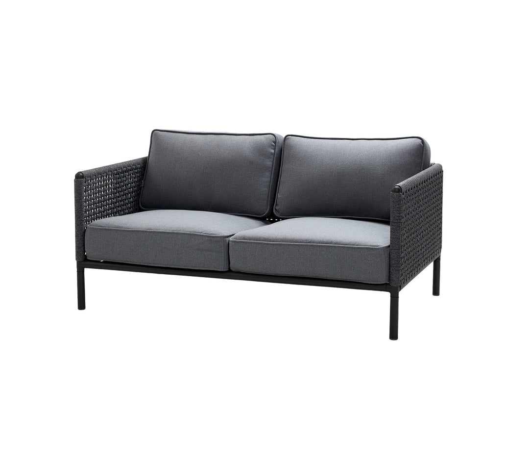 Produktbillede af CANE-LINE ENCORE 2-PERS/SOFA LAVA GREY 161 i premium kvalitet