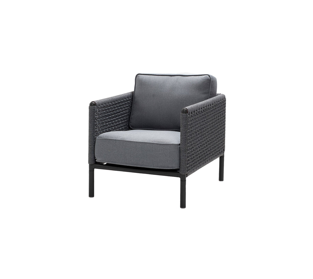 Produktbillede af CANE-LINE ENCORE LOUNGESTOL LAVA GREY 91 i premium kvalitet