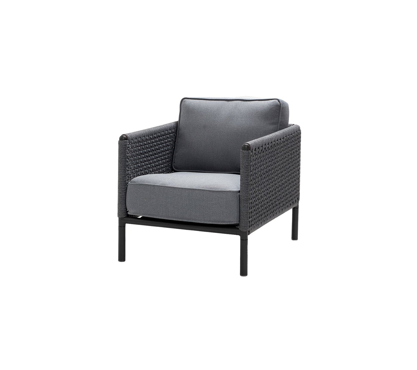 Produktbillede af CANE-LINE ENCORE LOUNGESTOL LAVA GREY 91 i premium kvalitet