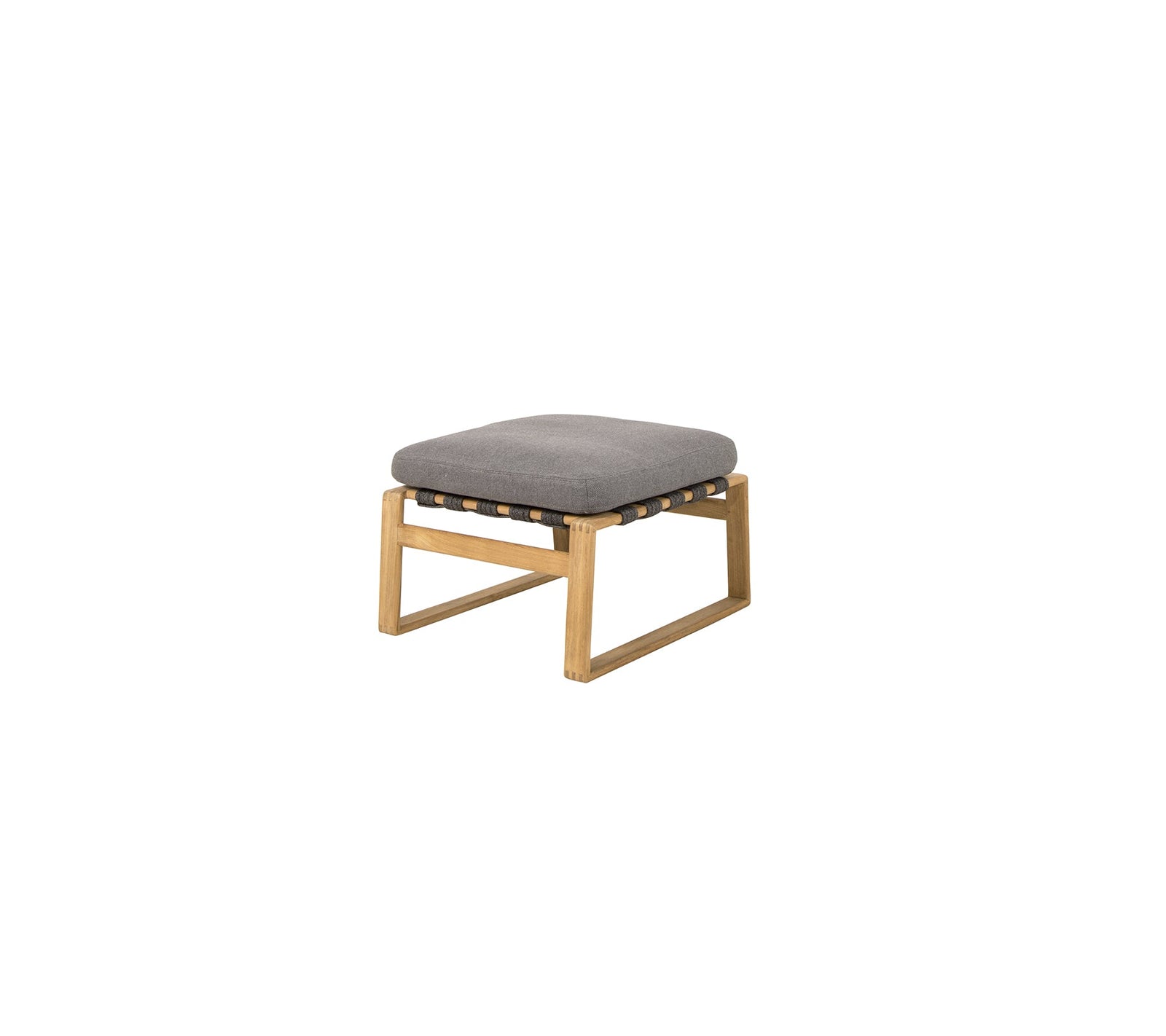 Produktbillede af CANE-LINE ENDLESS SOFT FODSKAMMEL TEAK 63 i premium kvalitet