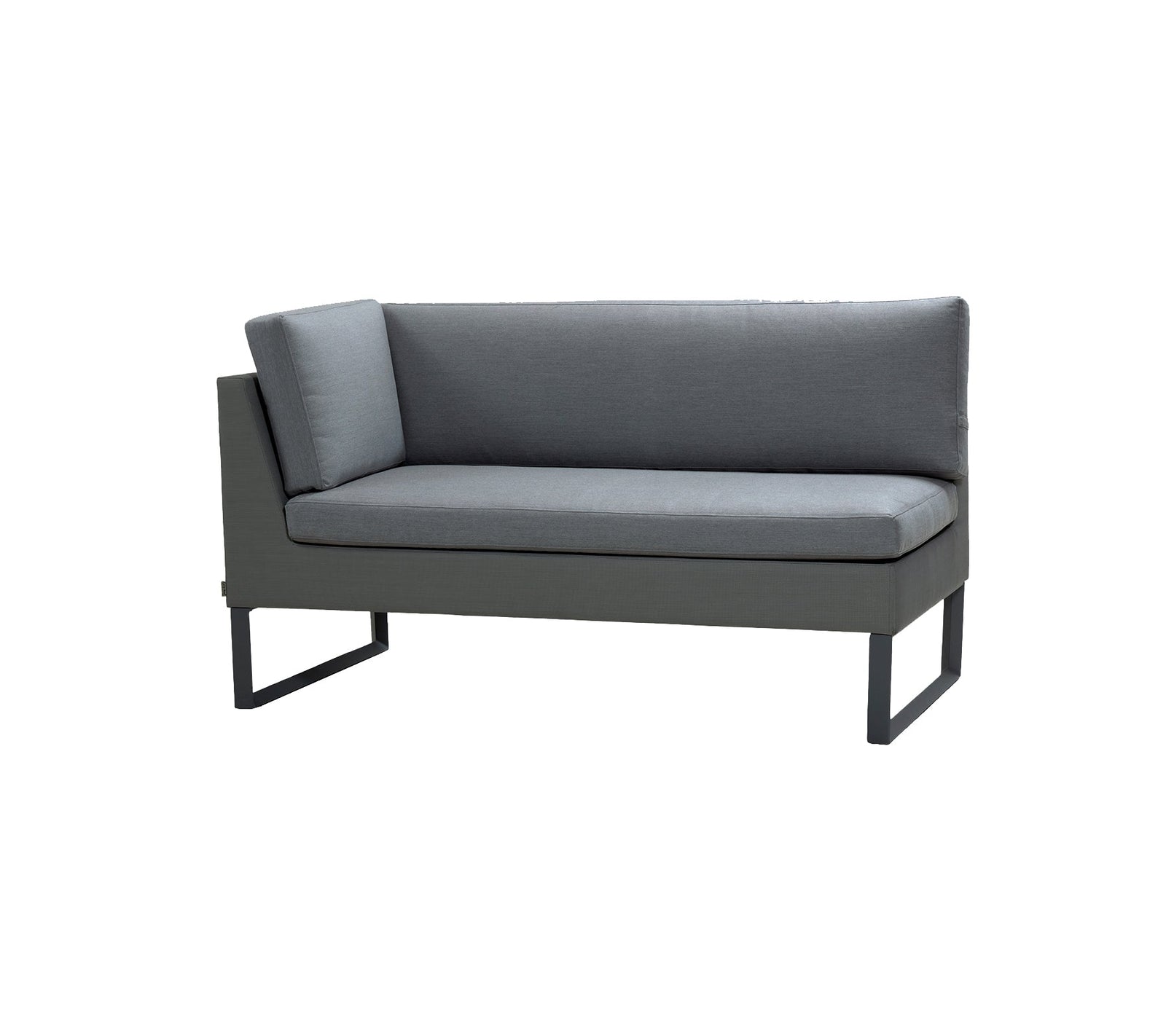 Produktbillede af CANE-LINE FLEX 2-PERS. SOFA HØJRE MODUL GREY 154 i premium kvalitet