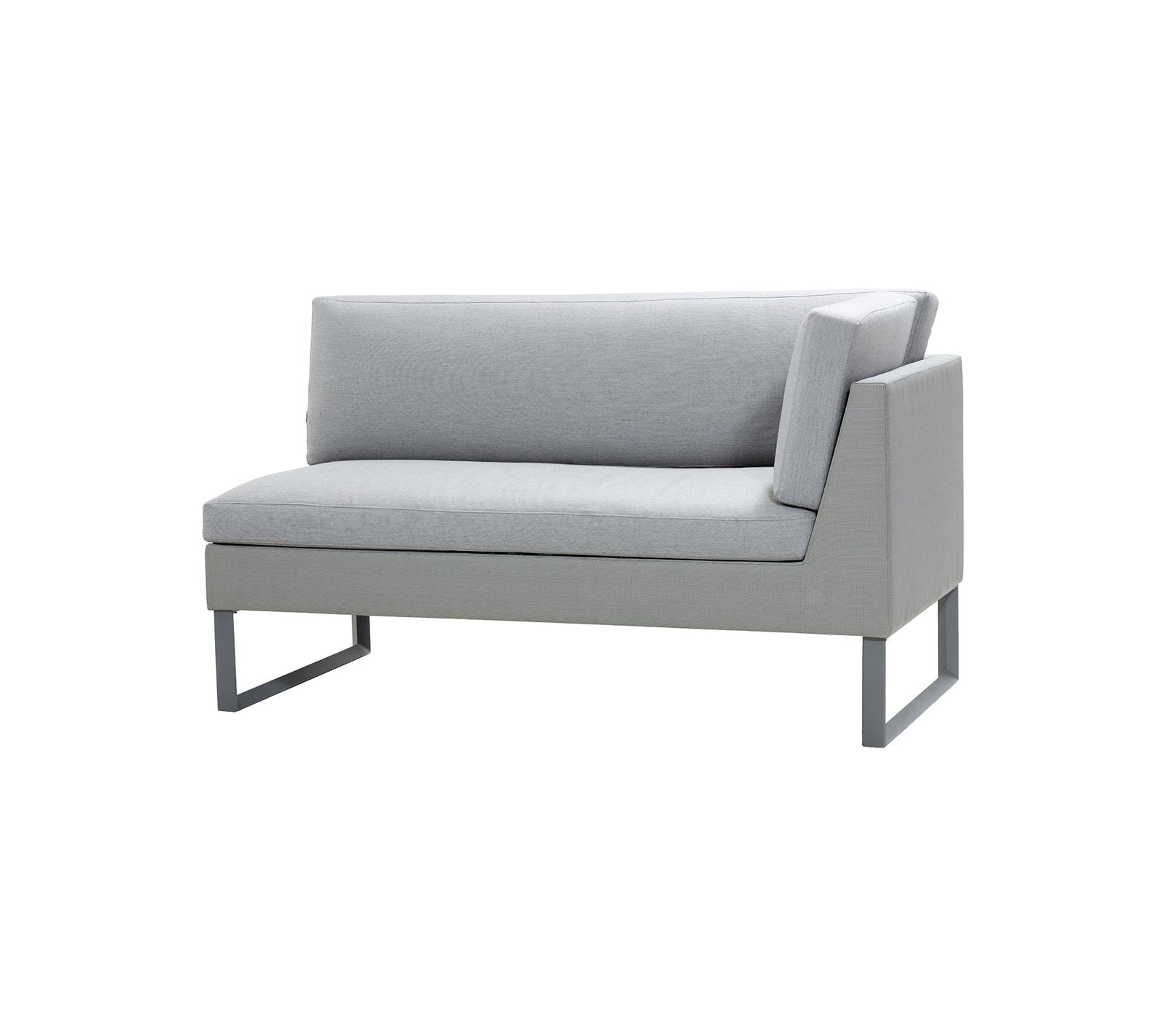 Produktbillede af CANE-LINE FLEX 2-PERS. SOFA VENSTRE MODUL LIGHT GREY 154 i premium kvalitet