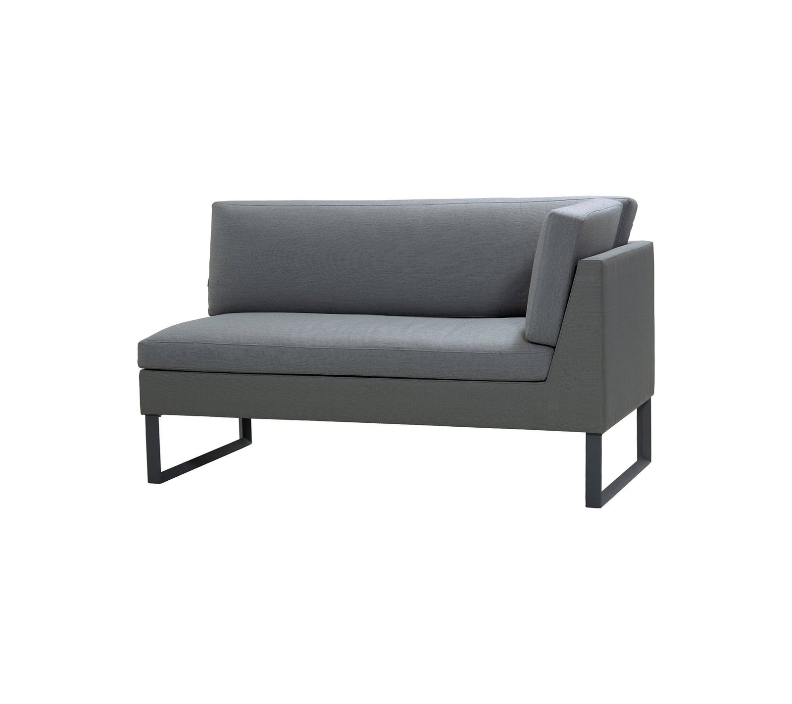 Produktbillede af CANE-LINE FLEX 2-PERS. SOFA VENSTRE MODUL GREY 154 i premium kvalitet