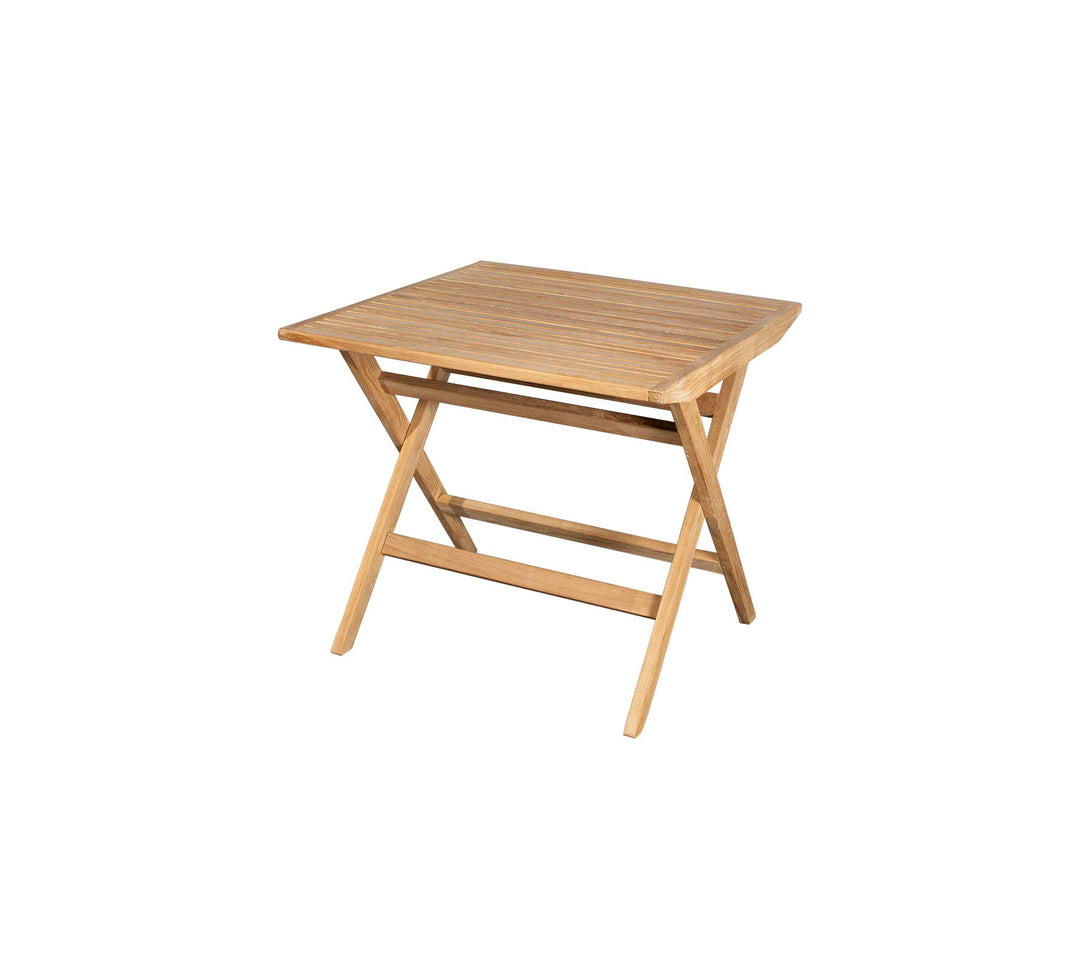 Produktbillede af CANE-LINE FLIP KLAPBORD LILLE TEAK 80 i premium kvalitet