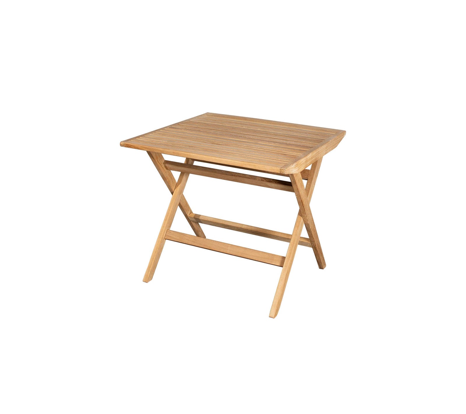 Produktbillede af CANE-LINE FLIP KLAPBORD LILLE TEAK 80 i premium kvalitet