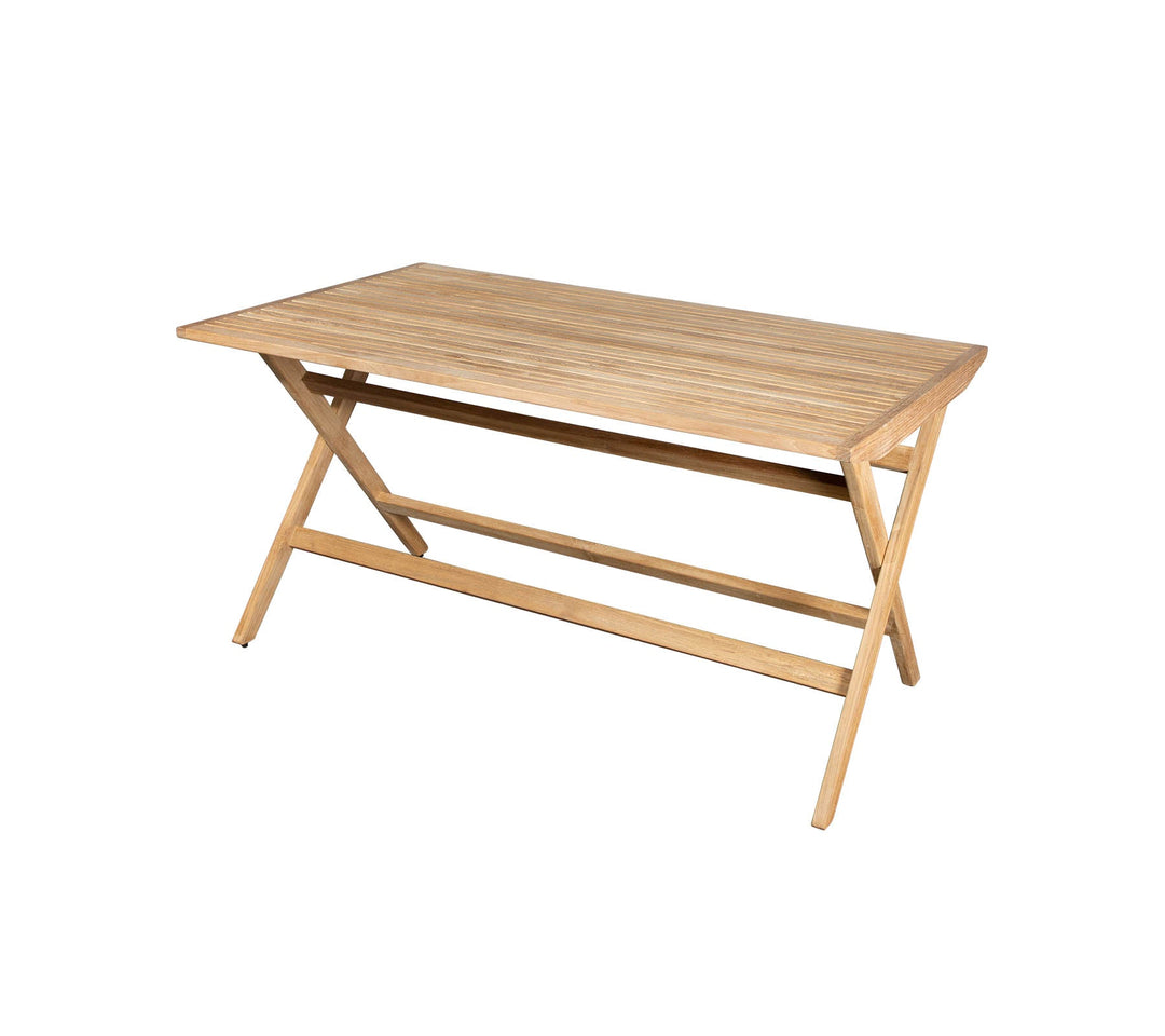 Produktbillede af CANE-LINE FLIP KLAPBORD STOR TEAK 140 i premium kvalitet