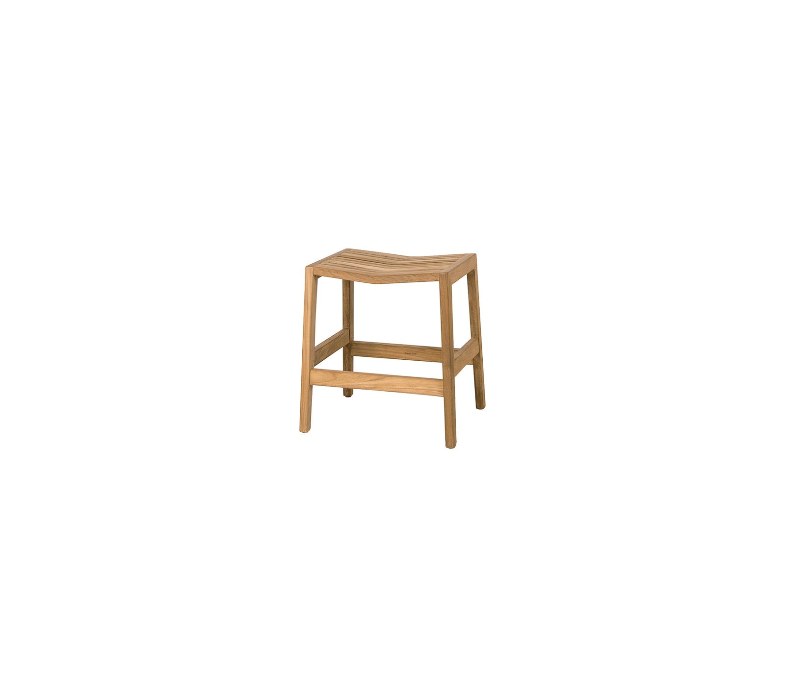 Produktbillede af CANE-LINE FLIP SKAMMEL TEAK 47 i premium kvalitet