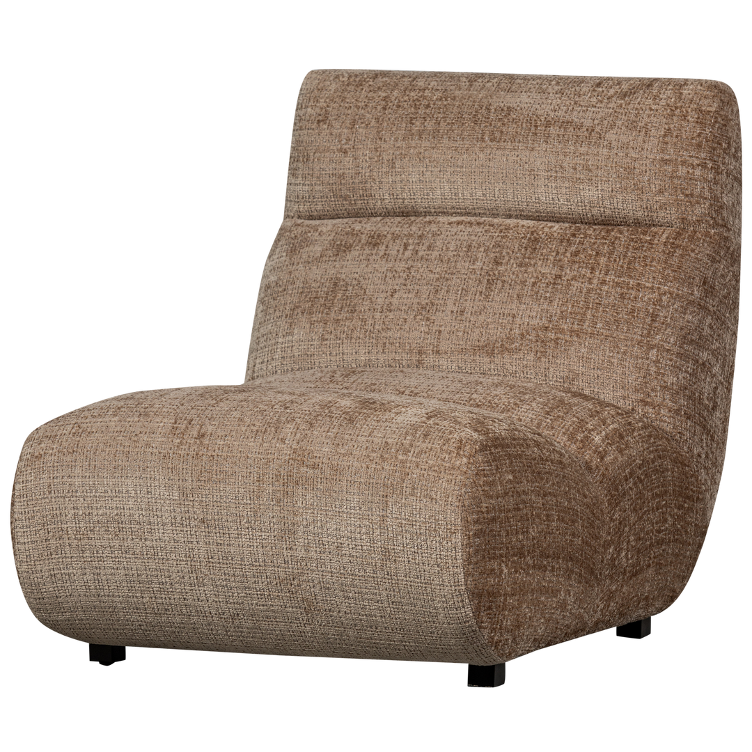 WOOOD Observe lænestol ler grå chenille polyester stof