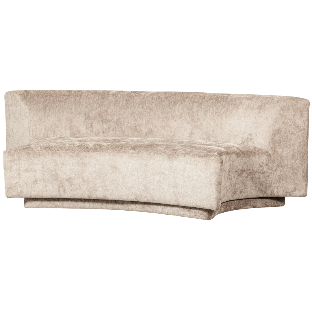 WOOOD Popular 2 pers. sofa natur chenille polyester stof