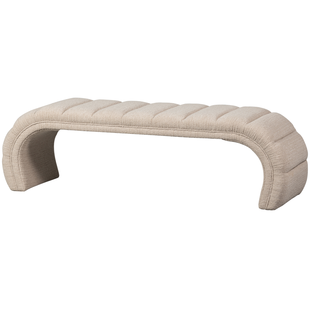 WOOOD Traffic bænk natur polyester stof 163x51