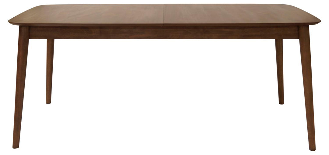 ACT NORDIC Montreux spisebord m. butterflybordplade valnødbrun finer/gummitræ 180/219x90