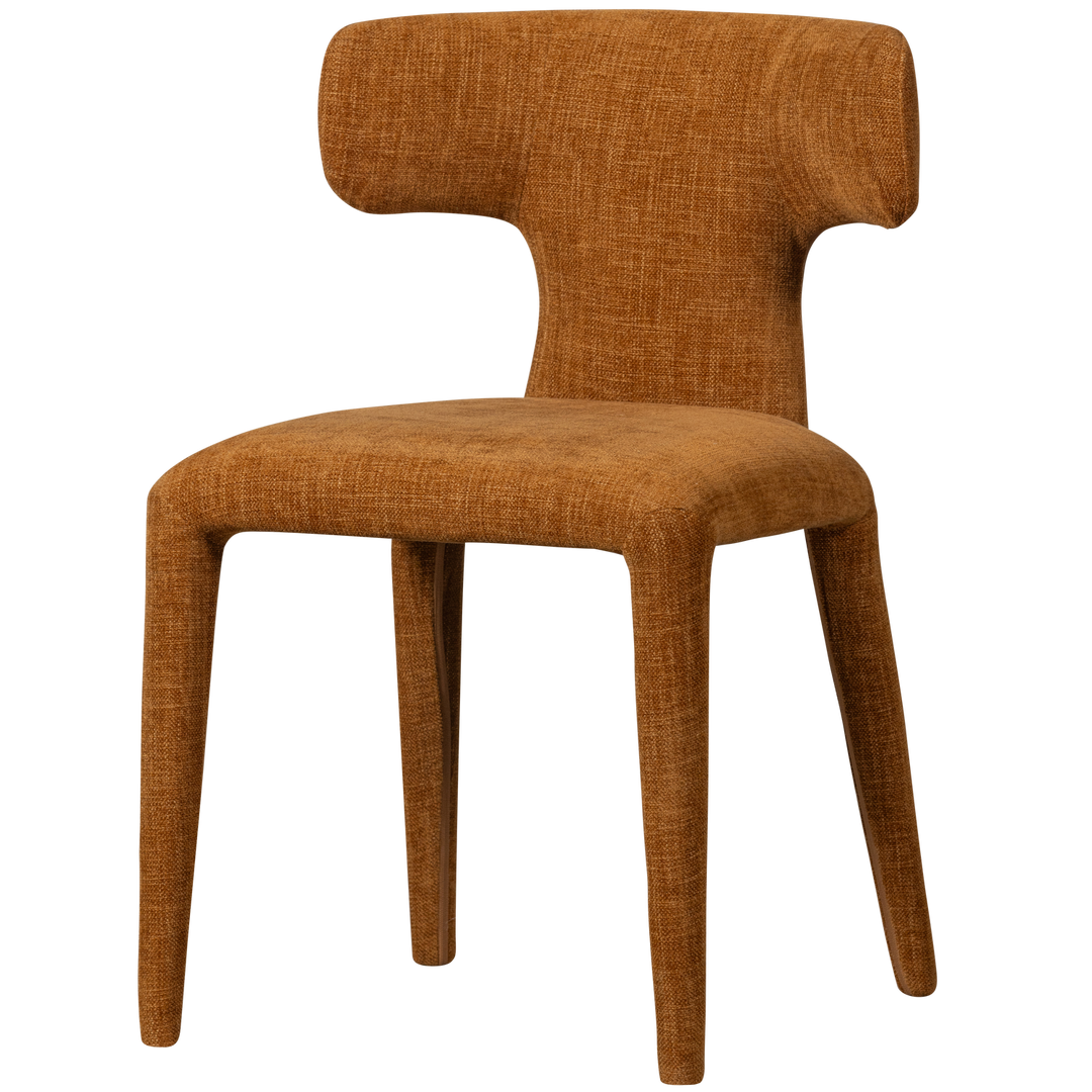 WOOOD Permit spisebordsstol kanel polyester stof