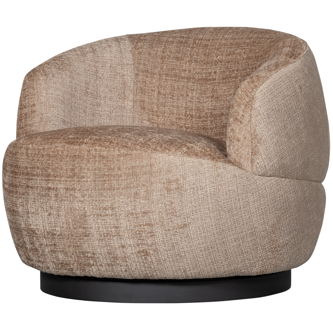 WOOOD Woolly drejestol sand chenille polyester stof