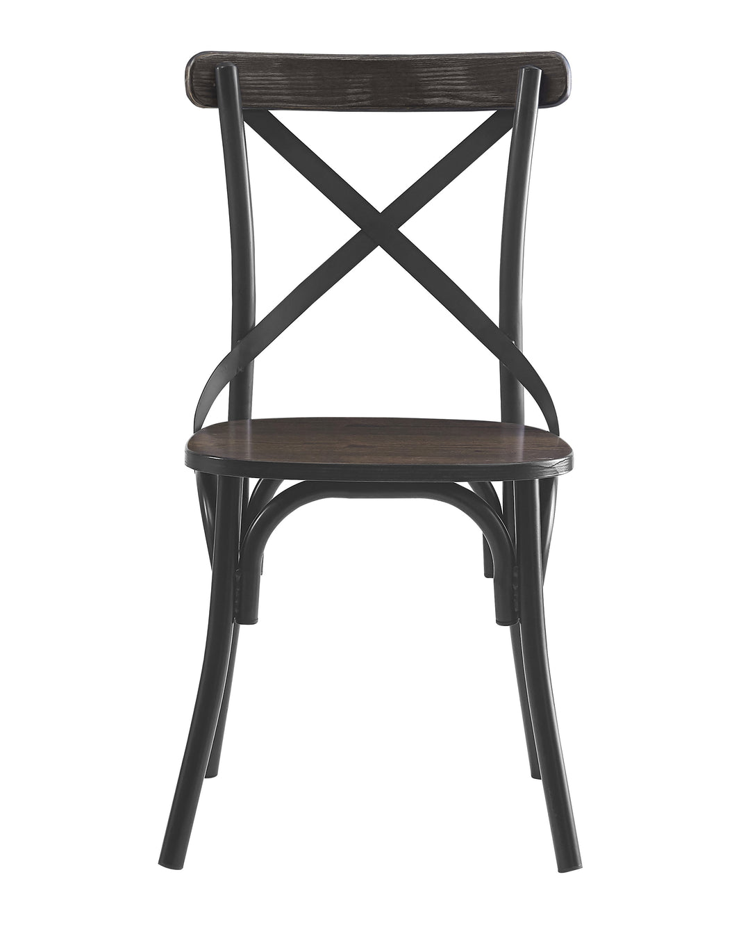 NORDLYS Howard spisebordsstol grå asketræ og sort metal