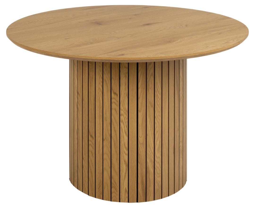 ACT NORDIC Yale spisebord rund natur vild eg melamin Ø120