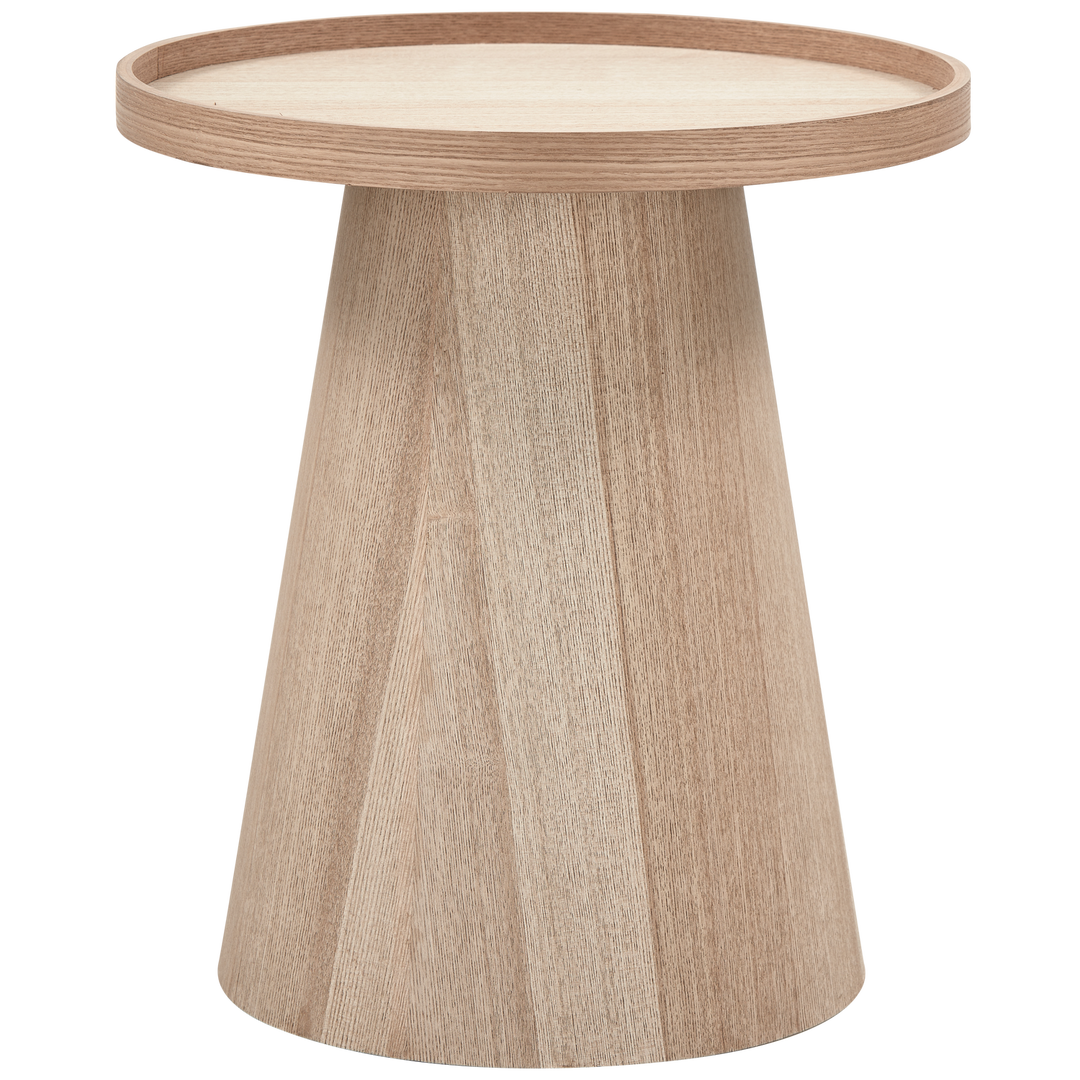 WOOOD Maud sidebord rund konisk natur MDF Ø45
