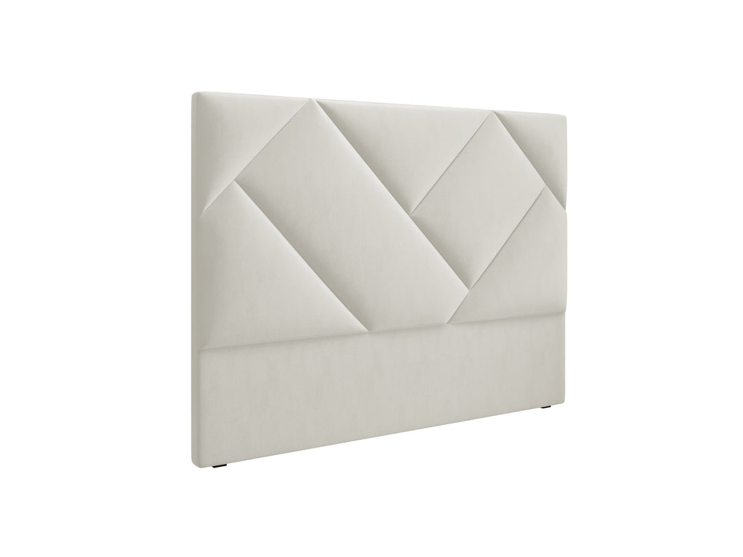 MICADONI Arkose hovedgavl beige fløjl 200x8x120