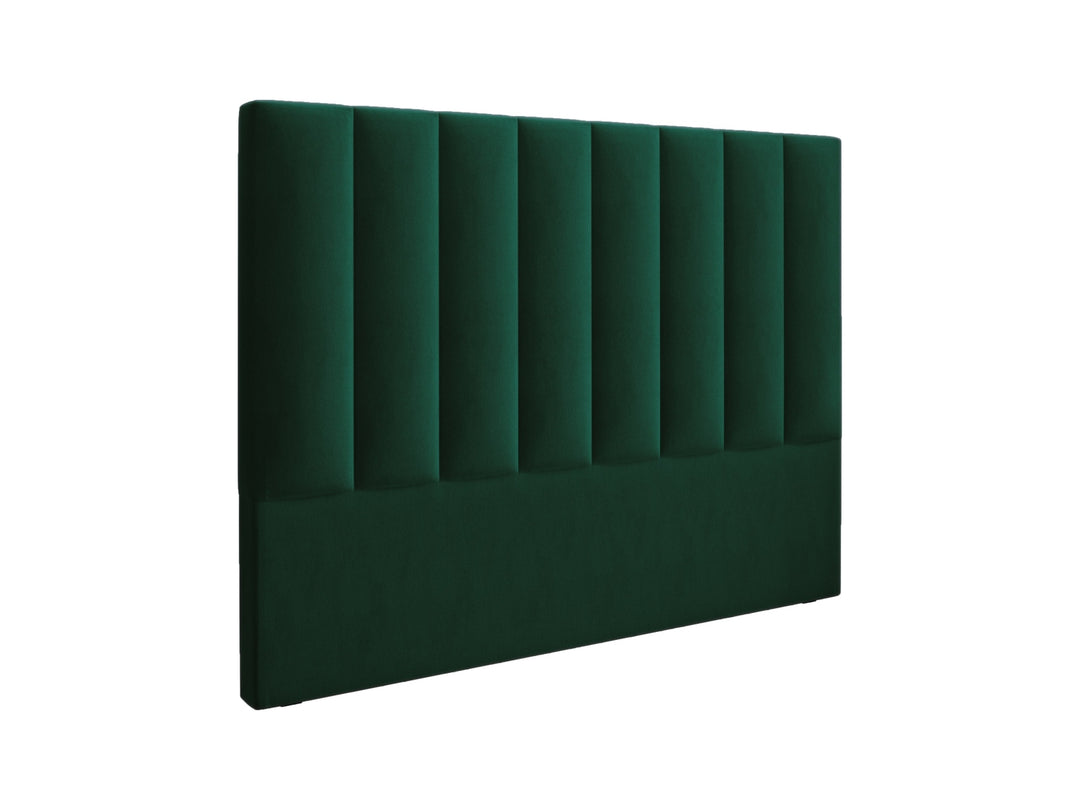 Produktbillede af MICADONI Marl hovedgavl grøn fløjl 160x8x120 i premium kvalitet