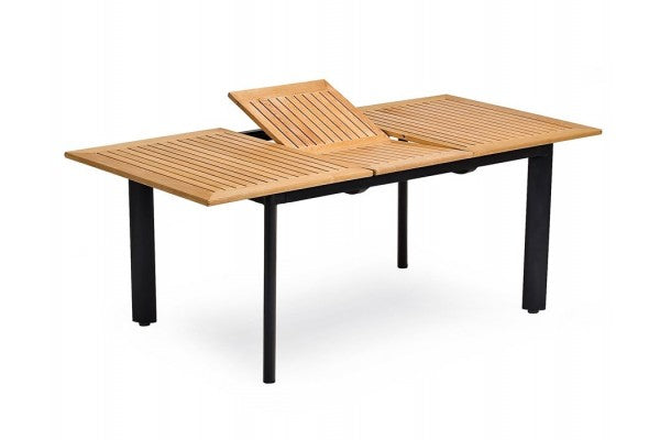 Dala Alu/Teak udtræksbord - 96x150/200 cm ❤ Kæmpe udvalg i KERNETEAK ❤ Billig fragt og hurtig levering 2 - 5 hverdage - Varenummer: HML-DK225 / Ean: '7319071596149 på lager - Udsalg på HAVEBORDE > Teak haveborde Spar op til 59% - Over 454 kendte brands på udsalg