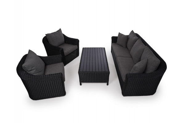 Dallas Sofasæt - Sort ❤ Stort online udvalg i Gozomo.dk ❤ Billig fragt og hurtig levering 2 - 5 hverdage ❤ Varenummer: HML-DK1260 / Ean: på lager - Udsalg på HAVESOFA- OG LOUNGEMØBLER Spar op til 58% - Over 322 kendte brands på udsalg
