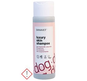 Detaljeret produktbillede af DanaVet Luxury Skin Hunde Shampoo 250 ml. på tilbud