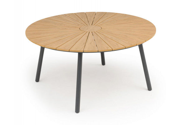 Produktbillede af DaneLine Adam Havebord Nonwood Ø130 cm Grå på tilbud i høj kvalitet