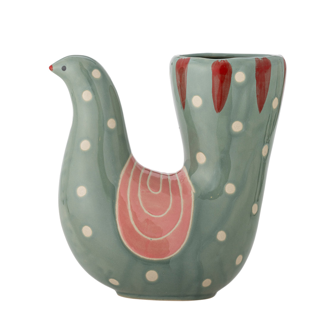 BLOOMINGVILLE Trudy vase grøn stentøj
