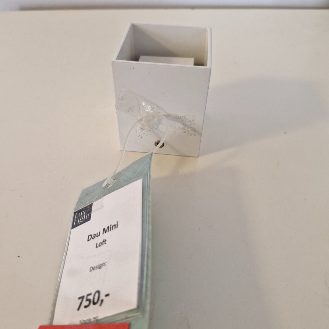 Produktbillede af Dau Mini Loft Hvid Udstillingsmodel Milan i premium kvalitet