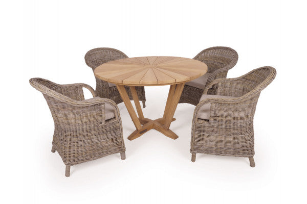 Davenport Kori Teak Havemøbelsæt - Ø: 120 cm ❤ Kæmpe udvalg i KERNETEAK ❤ Billig fragt og hurtig levering 2 - 5 hverdage - Varenummer: HML-DK3158 / Ean: på lager - Udsalg på HAVEMØBELSÆT > Teak havemøbelsæt Spar op til 56% - Over 454 kendte brands på udsalg