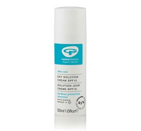 Produktbillede af GreenPeople Day solution SPF 15 50ml. X på tilbud