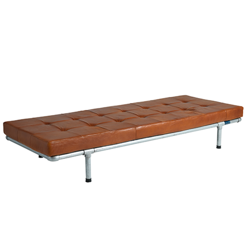 Produktbillede af Daybed Milan Cognac på tilbud i høj kvalitet