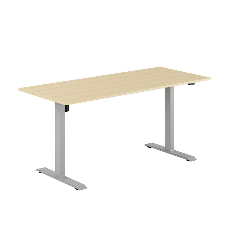 Produktbillede af EASY Hæve/Sænkebord m/1 motor 160x70cm Birk-grå på tilbud