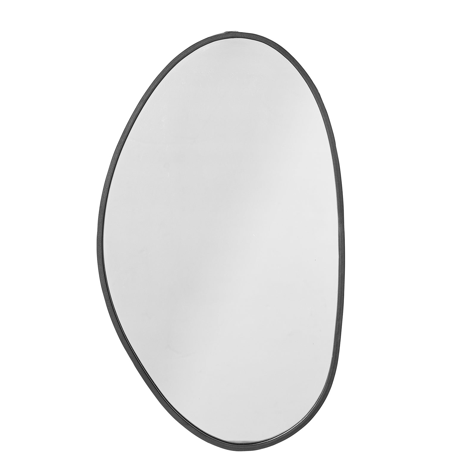 Produktbillede af CREATIVE COLLECTION Faun Spejl Sort Jern L70xH40xW2 cm i premium kvalitet