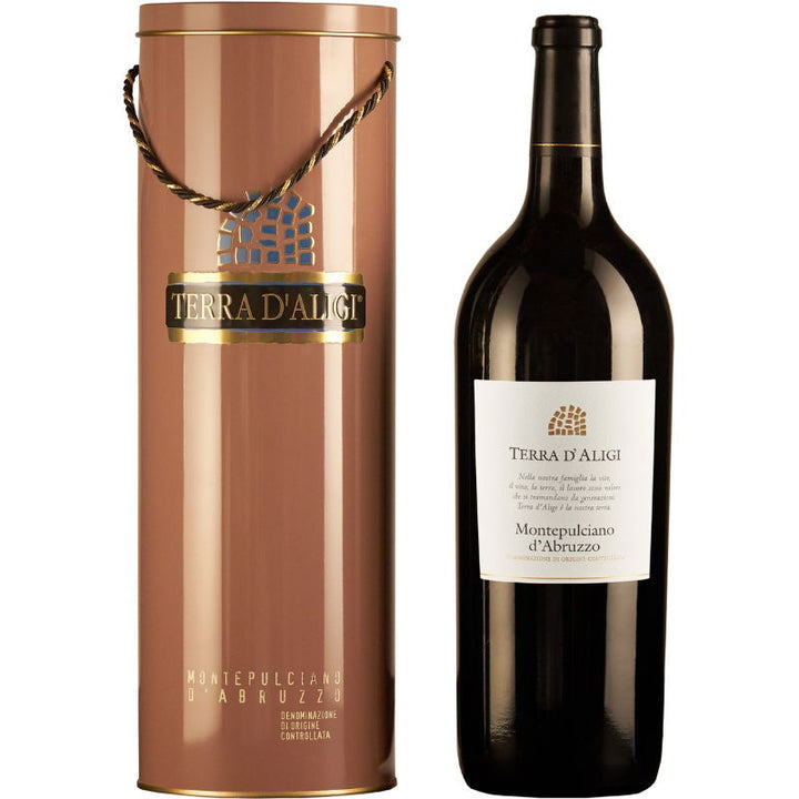 Produktbillede af Montepulciano d Abruzzo Doc 1,5 L Stålrør Terra d Aligi på tilbud – premium kvalitet og detaljer