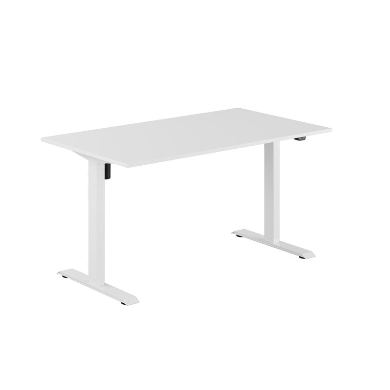 Produktbillede af EASY Hæve/Sænkebord m/1 motor 140x80cm Hvid-hvid på tilbud