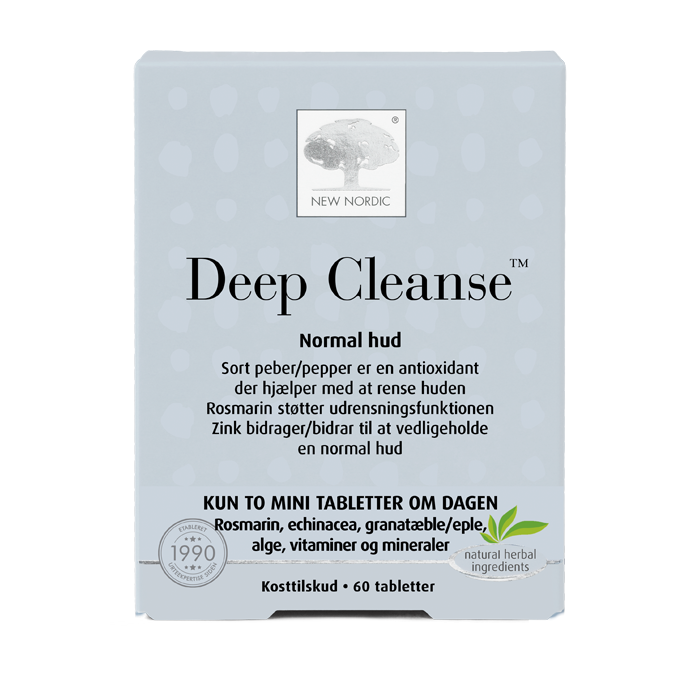Produktbillede af New Nordic Skin Care Deep Cleanse 60 tabl. på tilbud